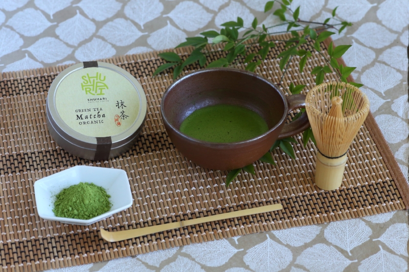 What is Matcha? - Matcha is a nutrient-rich green tea powder that is high in antioxidants and has a rich, creamy flavor. SHUHARI Matcha Café is proud to serve 100% authentic Japanese Matcha. Matcha is traditionally used for tea ceremonies but also used in modern cooking and baking in recent years.  
